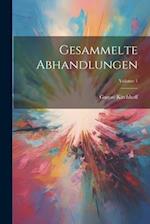 Gesammelte Abhandlungen; Volume 1