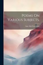 Poems On Various Subjects, 