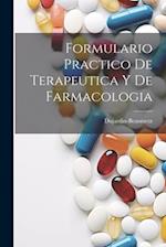 Formulario Practico De Terapeutica Y De Farmacologia 