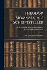 Theodor Mommsen als Schriftsteller