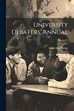 University Debaters' Annual; Volume 25 