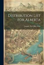 Distribution List for Alberta 