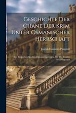 Geschichte Der Chane Der Krim Unter Osmanischer Herrschaft