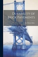 Durability of Brick Pavements 