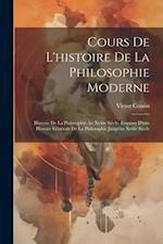 Cours De L'histoire De La Philosophie Moderne