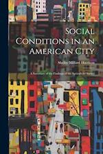 Social Conditions in an American City: A Summary of the Findings of the Springfield Survey 