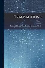 Transactions; Volume 1 