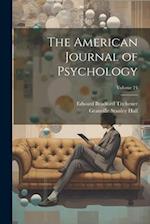 The American Journal of Psychology; Volume 24 