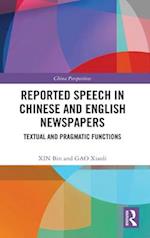 Reported Speech in Chinese and English Newspapers