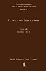 Volume 19, Tome VII: Kierkegaard Bibliography
