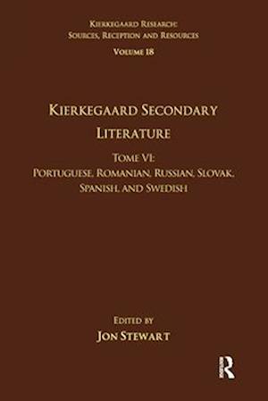 Volume 18, Tome VI: Kierkegaard Secondary Literature
