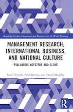 Management Research, International Business, and National Culture