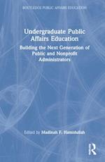 Undergraduate Public Affairs Education