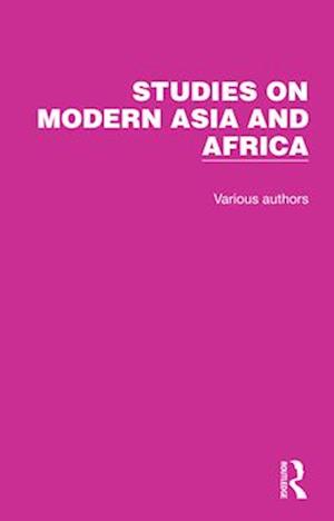 Studies on Modern Asia and Africa