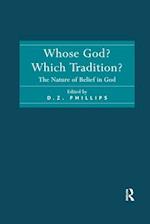 Whose God? Which Tradition?