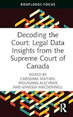 Decoding the Court: Legal Data Insights from the Supreme Court of Canada