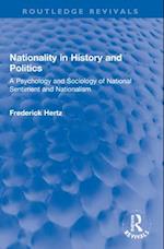 Nationality in History and Politics