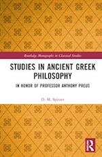 Studies in Ancient Greek Philosophy