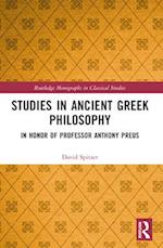 Studies in Ancient Greek Philosophy