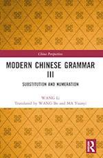 Modern Chinese Grammar III