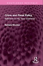 Crime and Penal Policy