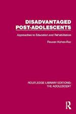 Disadvantaged Post-Adolescents