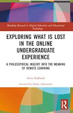 Exploring What Is Lost in the Online Undergraduate Experience