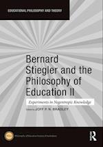Bernard Stiegler and the Philosophy of Education II