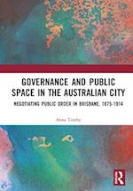 Governance and Public Space in the Australian City
