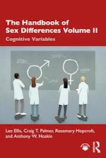 The Handbook of Sex Differences Volume II Cognitive Variables