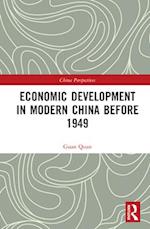 Economic Development in Modern China Before 1949