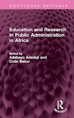 Education and Research in Public Administration in Africa