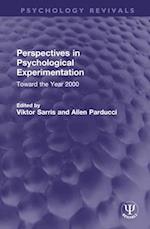 Perspectives in Psychological Experimentation