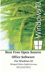 Best Free Open Source Office Software For Windows 10 Bilingual Edition English Germany 