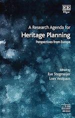 A Research Agenda for Heritage Planning