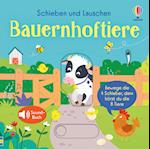 Schieben und Lauschen: Bauernhoftiere