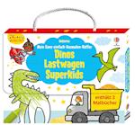 Kleine Kreativ-Werkstatt - Mein Ganz-einfach-Ausmalen-Koffer: Dinos, Lastwagen, Superkids