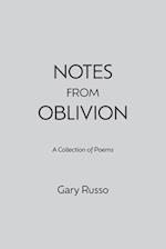 Notes from Oblivion 