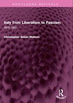 Italy from Liberalism to Fascism