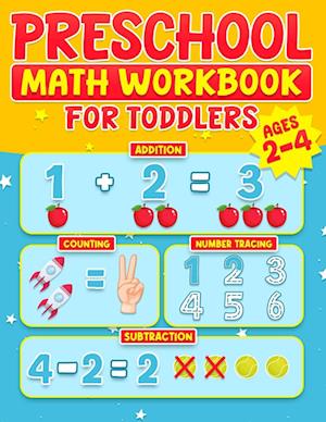 Preschool Math Workbook for Toddlers Ages 2-4