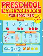 Preschool Math Workbook for Toddlers Ages 2-4