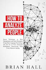 How to Analyze People