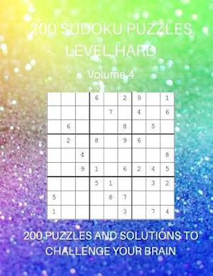 200 Sudoku Puzzles Level Hard Volume 4