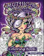 Mythical Maidens & Curious Creatures Coloring Book