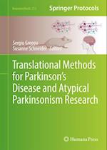 Translational Methods for Parkinson¿s Disease and Atypical Parkinsonism Research