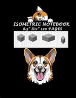 Isometric Notebook - 8.5 X 11 120 Pages