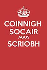 Coinnigh Socair Agus Scriobh