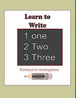 Learn to Write 123: Workbook for Kindergartens: This workbook is for kindergartens learning to write Numbers 1-20 ( 80 pages of Numbers, Patrice shee