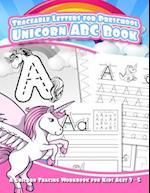 Traceable Letters for Preschool Unicorn ABC Book
