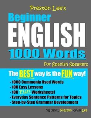 Preston Lee's Beginner English 1000 Words For Spanish Speakers